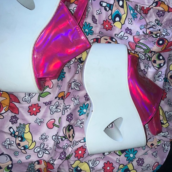 Pink sandal platform - Picture 3 of 4